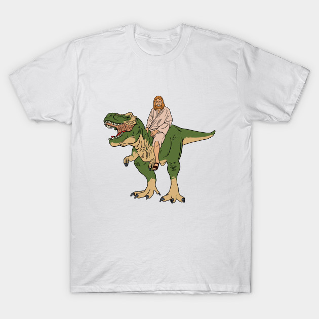 Jesus On Dinosaur